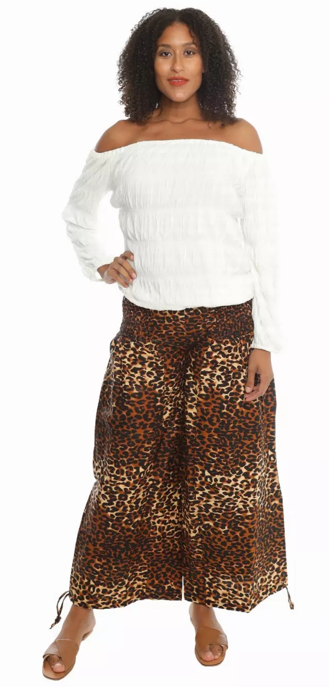 7271 - ON SALE!!! Authentic African Print Wide Leg Pant (3 PCS PRE-PACK) - $10 EACH