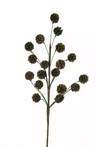 MSX3005NAT – 16” Natural mini pine cone spray x18 (dz)-Min 1 DZ – Case Pk 12 DZ