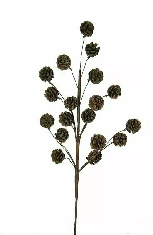 MSX3005NAT – 16” Natural mini pine cone spray x18 (dz)-Min 1 DZ – Case Pk 12 DZ
