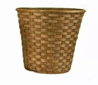 MS1745-12DK – 12” Stain bamboo pot sewn-in-liner (fits 10” pot)-“each” Min 12 – Case 48 pcs