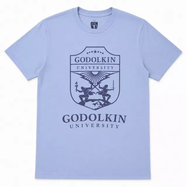 THE BOYS GODOLKIN SHEILD T-SHIRT LT BLUE