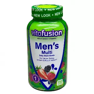 VITAFUSION Men's Daily Gummy Multi-Vitamin 150 Ct. Bottle - CLOSEOUT for $5