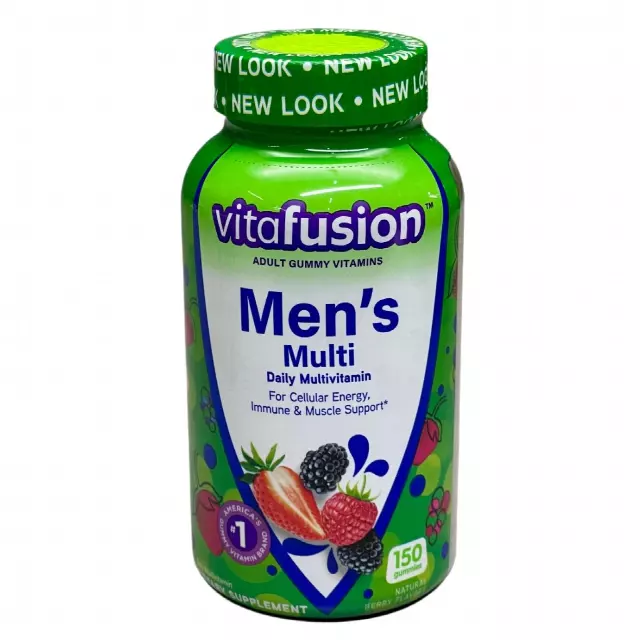 VITAFUSION Men's Daily Gummy Multi-Vitamin 150 Ct. Bottle - CLOSEOUT for $5