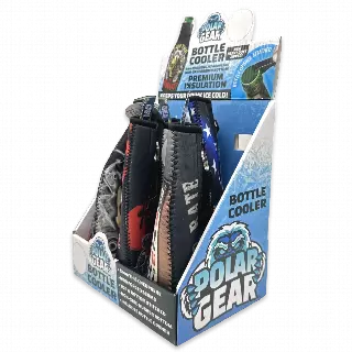 Neoprene 16 Oz Bottle Suit Cooler - 6 Pieces Per Retail Ready Display 23736