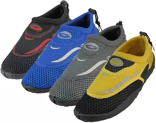 G1182-Y - Wholesale Boy's "Wave" Nylon Upper With TPR. Outsole Perfect Fit Water Shoes
