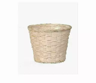 MS1745-8WW – 8” WW bamboo pot sewn-in-liner (fits 7” pot) 7.25 depth-“each” Min 12 – Case 90 pcs
