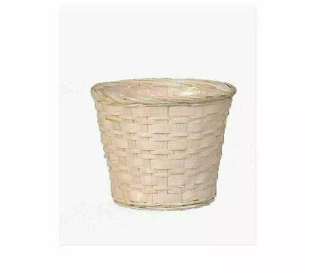 MS1745-8WW – 8” WW bamboo pot sewn-in-liner (fits 7” pot) 7.25 depth-“each” Min 12 – Case 90 pcs