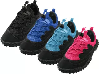 G1188C-A - Wholesale Children's "Wave" Nylon Upper With TPR. Outsole Lace Up Hicker style Water Shoes