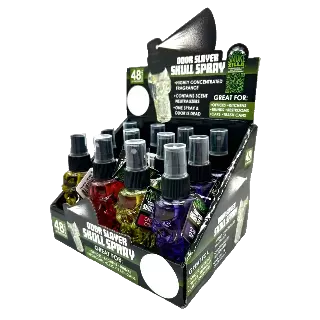 Air Freshener Odor Slayer Skull Smoke Eater Spray - 12 Pieces Per Retail Ready Display 24350