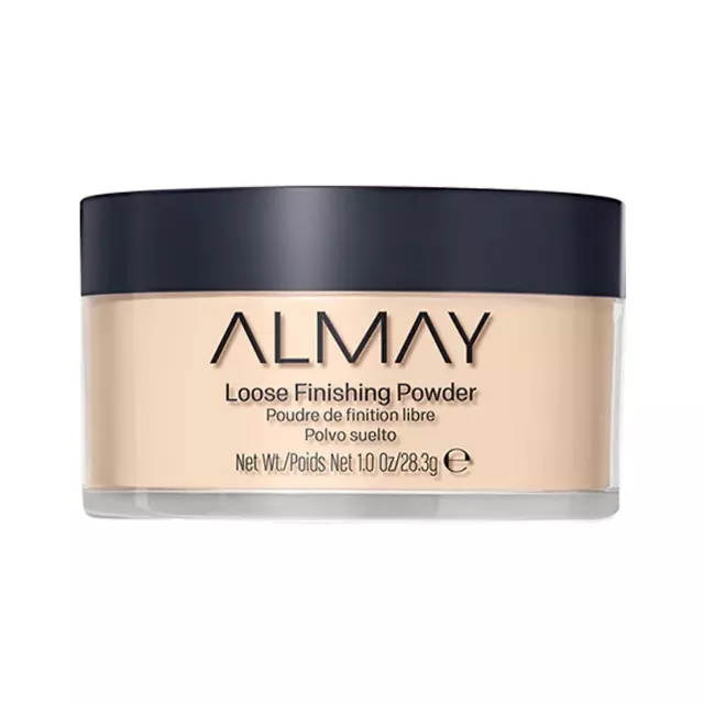 Almay Setting Powder, Face Makeup, Matte Loose Powder, Hypoallergenic, Cruelty Free, 100 Light, 1 Oz — 100 Light (2pc Case Pack) / 24 PCS