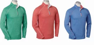 Bobby Jones wholesale 1/4 zip pullover 24pcs.