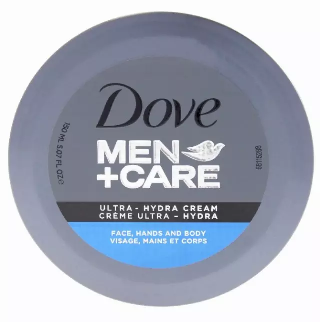 Dove Men+Care Ultra Hydra Cream, Face, Hands and Body care, All Skin Types, 5.07 Oz