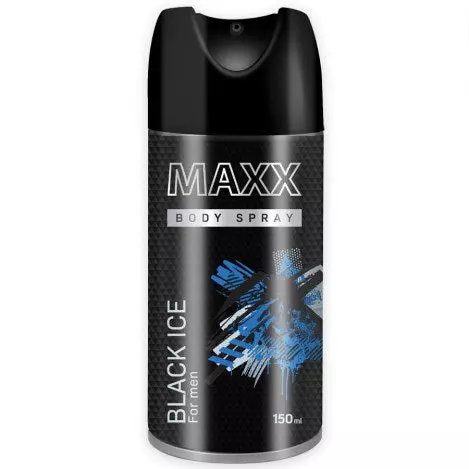 MAXX DEODORANT 150 ML BLACK ICE — Case Pack of 12