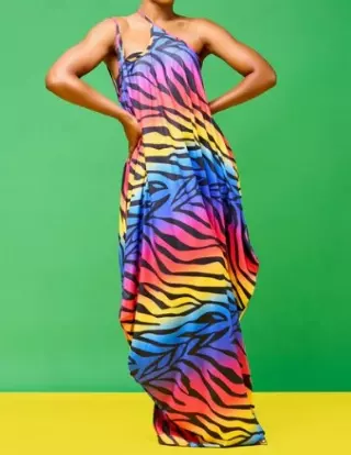 22046 Animal Print Maxi Dress - One Size (3-PCS PRE-PACK) ($18.00 Each)