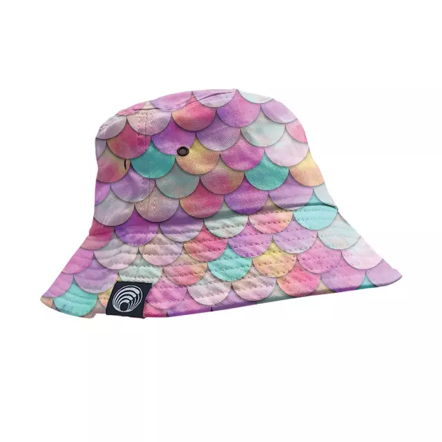 HIGH TIDE MERMAID SCALE BUCKET HAT