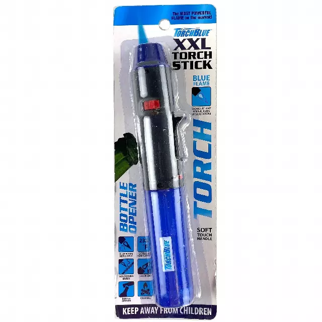 Torch Stick Lighter with Bottle Opener in Blister Pack - 12 Pieces Per Pack 40264