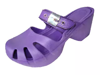 S5800G - Girl's Wedge Clog Sandals — Purple (S5800G-Purple) / 11-4 Assorted