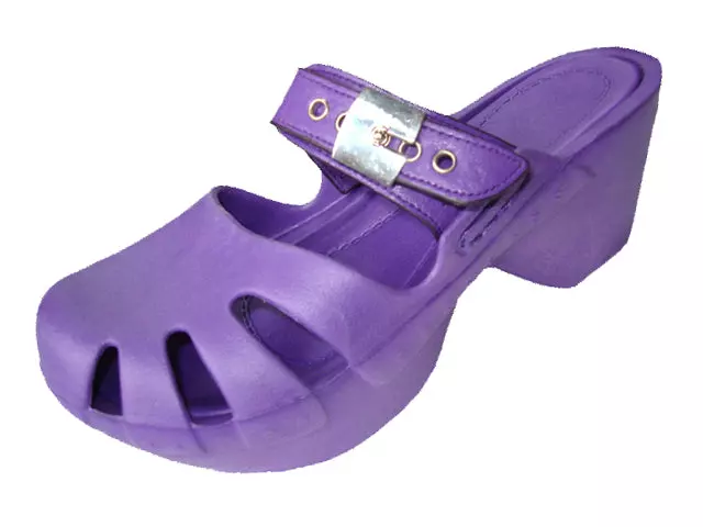 S5800G - Girl's Wedge Clog Sandals — Purple (S5800G-Purple) / 11-4 Assorted
