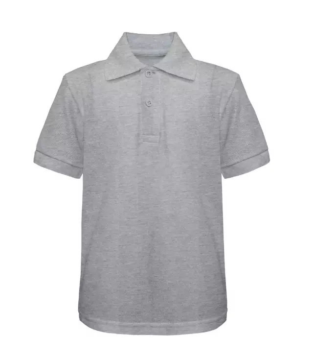Pique Polo Heather Grey Tanvir 8-18 - 69252