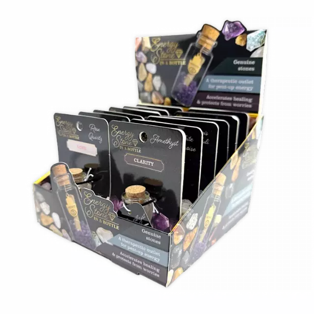 Energy Stone in a Bottle - 12 Pieces Per Retail Ready Display 26488