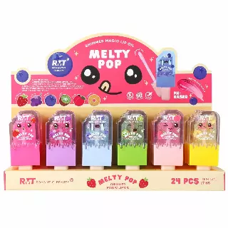 Romantic Beauty Melty Pop Shimmer Magic Lip Oil - Wholesale Display 24 Units (L7165)