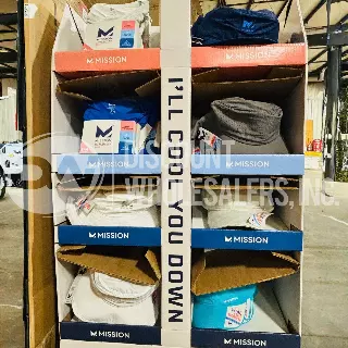 Assorted Sun Gear lot · 192 units · shirts, hats, caps