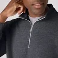 #7M-374-OP167 Hanes Men’s EcoSmart® 1/4 Zip Sweatshirt – $5.50 each (24 Pieces)