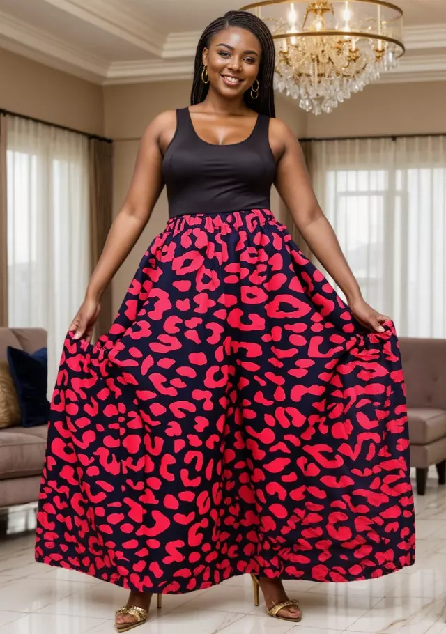 240 - NEW PRINT ALERT!! Ankara Palazzo Pants With Big Side Pockets (3 PCS PRE-PACK) - $20.00 Each — One Size (4 - 24) / Print-660