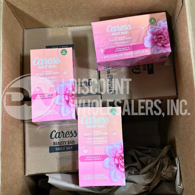 Caress Daily Silk White Peach & Orange Blossom Moisturizing Soap Bars · 100
