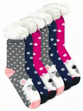 Sherpa-Lined Socks #035 (Dozen)