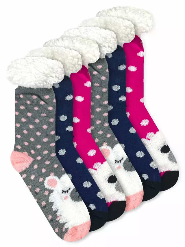 Sherpa-Lined Socks #035 (Dozen)