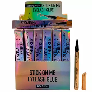Simply Bella Stick On Me Eyelash Glue - Wholesale Display 24 Units (S005)