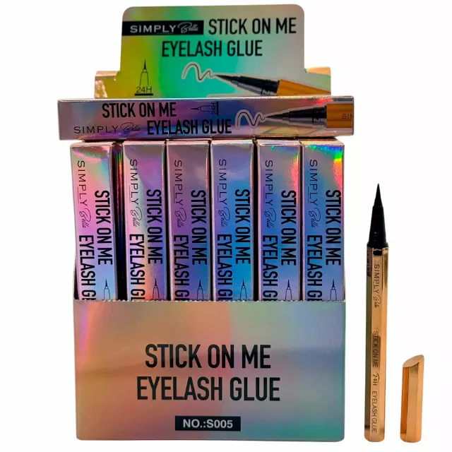Simply Bella Stick On Me Eyelash Glue - Wholesale Display 24 Units (S005)