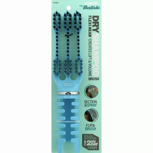 WHOLESALE CONAIR BATISTE DRY SHAMPOO FLEXI HEAD BRUSH - 48 PIECE LOT