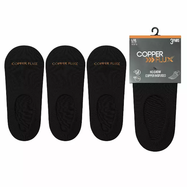 Unisex Cushioned Low-Cut Everyday Socks — Black / Large/XL