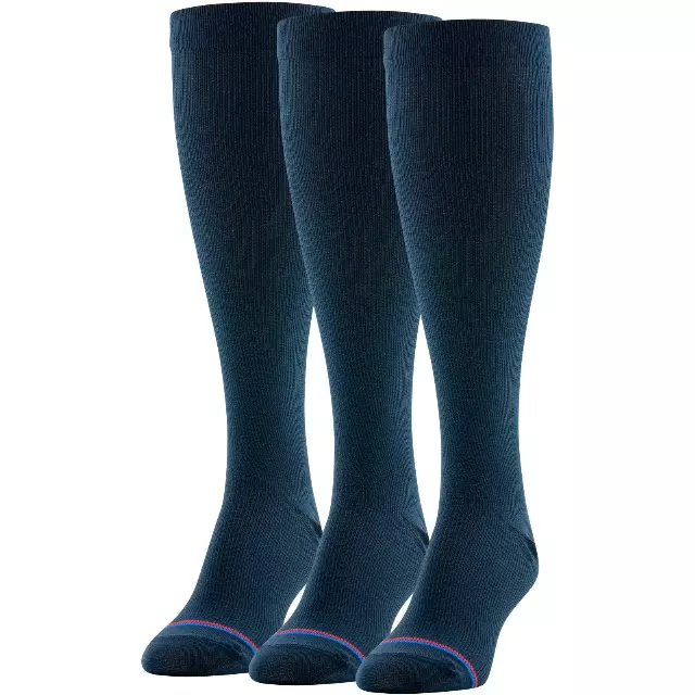 #6-MP-1724883 Women’s MediPeds Navy Compression Knee High Socks(shoe size 6-10) – $1.25 per pack (20 Packs)