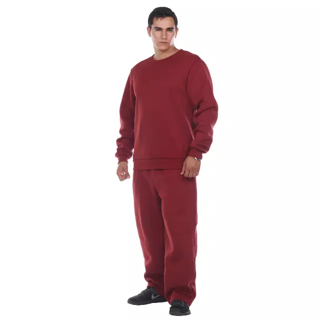 Men's Fleece Pullover Sweatshirt- Style #BT700- $7.00/Unit MINIMUM 24 PCS - PLEASE SEE DESCRIPTION - S-2XL — Burgundy