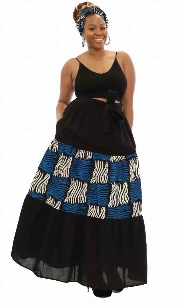 7514 - Mix Match African Print Skirt (3/pk) - Free Size - ON SALE - $10 — One Size / Print-502
