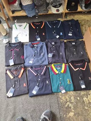 Psycho Bunny mens s/s Polo assortment 24pcs.