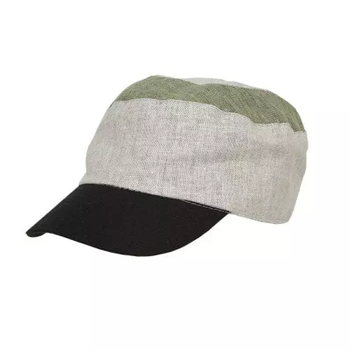 Magid Cotton Lightweight Color Block Cadet Cap — BLACK
