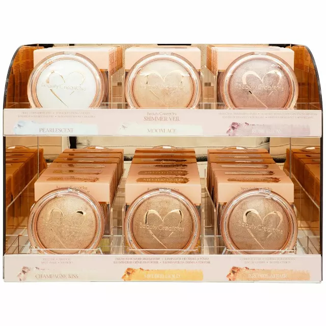 Beauty Creations Flawless Stay Shimmer Veil - Wholesale Display 36 Units + 6 Tester (FSBHB-PTD)