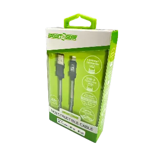 Charging Cable Indestructible USB to Lightning 4FT 2.4 Amp - 3 Pieces Per Pack 24600