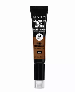 Revlon ColorStay Skin Awaken Cream Concealer Makeup, Longwear, 080 Coffee, 0.27 fl oz