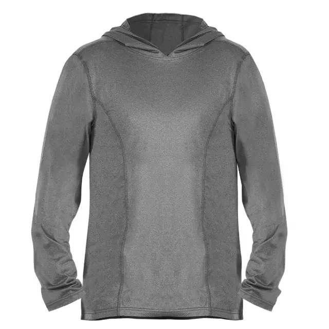 Men's Long Sleeve Hooded Sweatshirt- Style #GMS905- $10.00/ Unit MINIMUM 24 PCS — Charcoal