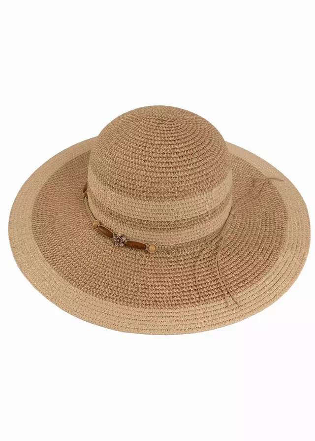 Magid Straw Floppy Hat — Natural · SKU HA-7119S-NAT