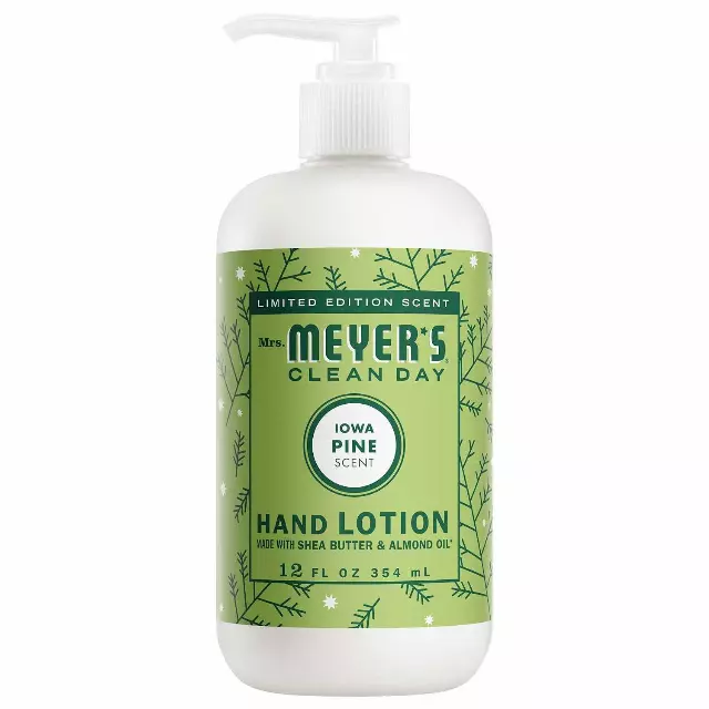 MRS. MEYER’S CLEAN DAY Hand Lotion, Iowa Pine Scent, 12 Ounce Bottle