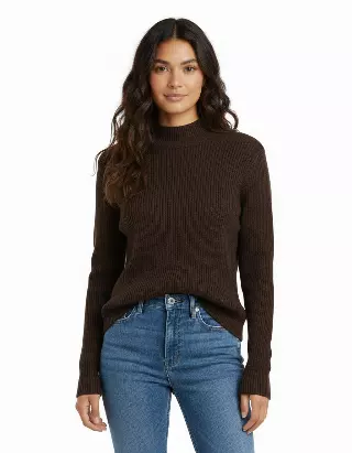 Textured Sweater #04 — Dark Brown / S/M-L/XL