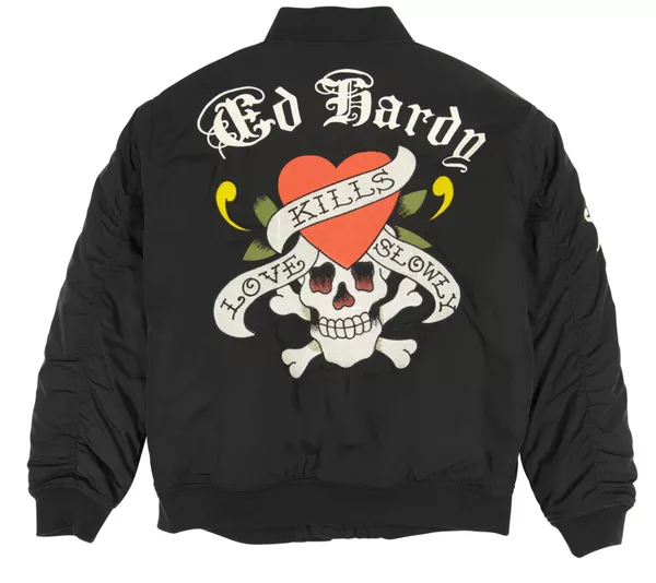 Ed Hardy Wholesale Unisex puffer jackets 16pcs.