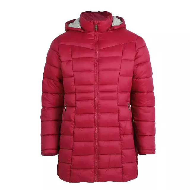 Women’s Three Quarter Length Soft Shell Jacket Plus Size - Style #LJ326X - $18.00/Unit 12 PC — Plus Size (WHOLESALE) / Red