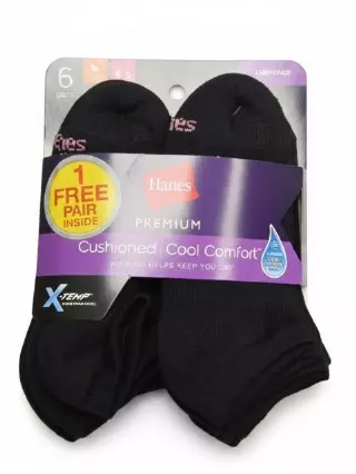 #6-H-6959 Women’s No Show Socks – $3.20 Per 6 Pair Pack (14 Packs)